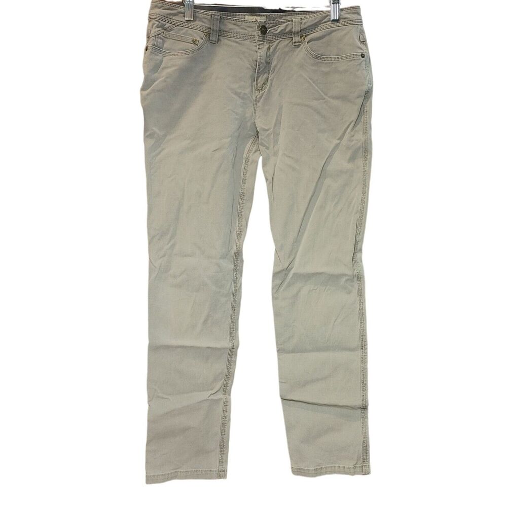 Royal Robbins Women's Off-White Straight Leg Jeans 6